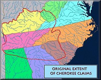 Original Claimed Cherokee Lands